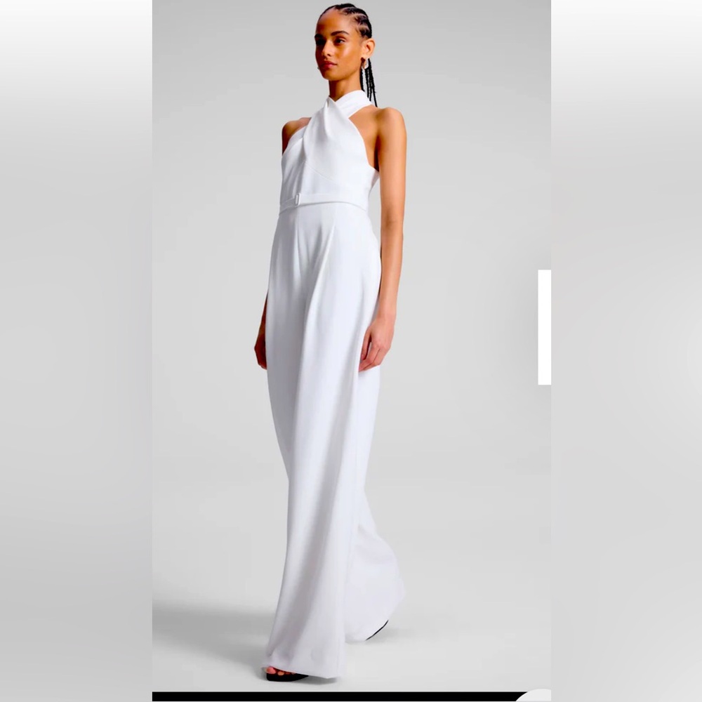 A.L.C. White Halter Murphy II Jumpsuit